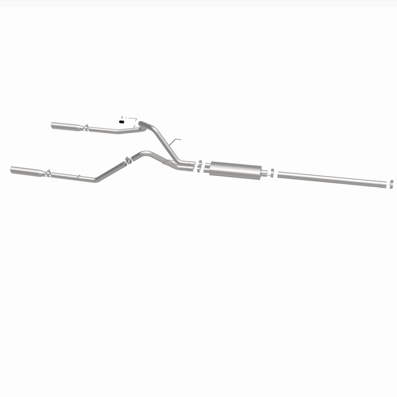 Dodge Ram 1500 Performance Exhaust - Rear - Magnaflow - Cat-Back, Dual Split Rear - Polished - `06-`07