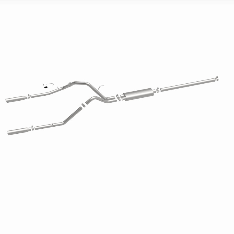 Dodge Ram 1500 Performance Exhaust - Rear - Magnaflow - Cat-Back, Dual Split Rear - Polished - `06-`07
