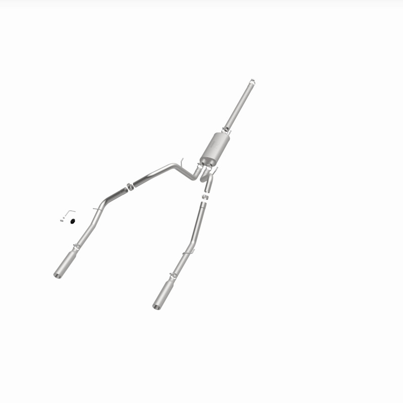 Dodge Ram 1500 Performance Exhaust - Rear - Magnaflow - Cat-Back, Dual Split Rear - Polished - `06-`07