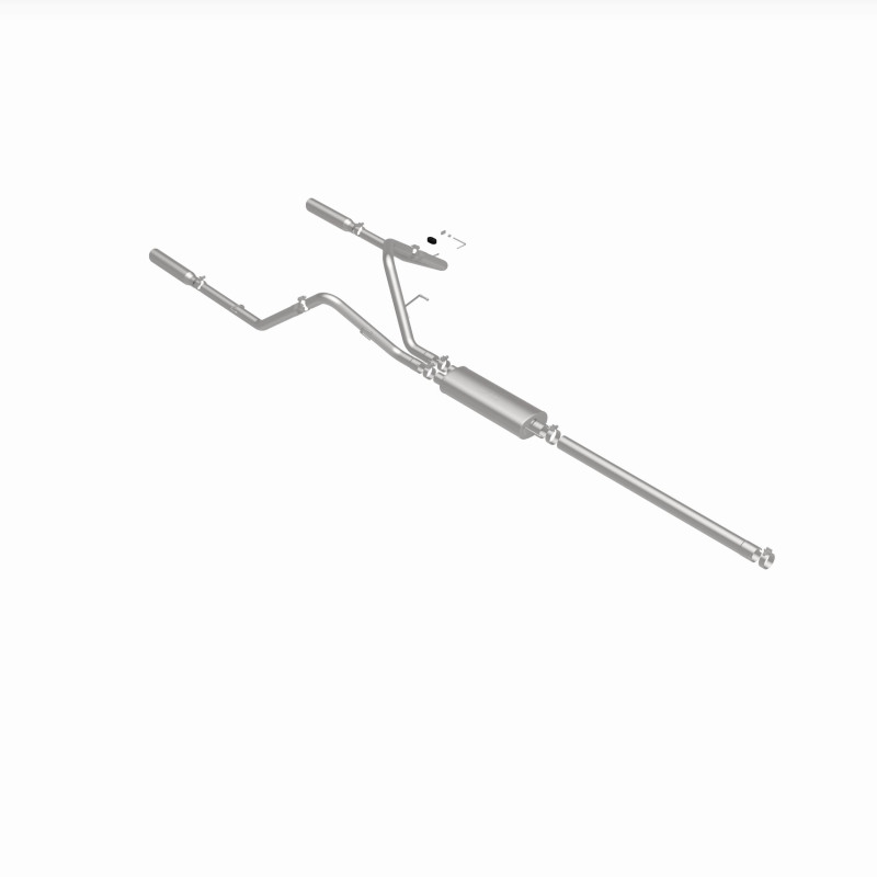 Dodge Ram 1500 Performance Exhaust - Rear - Magnaflow - Cat-Back, Dual Split Rear - Polished - `06-`07