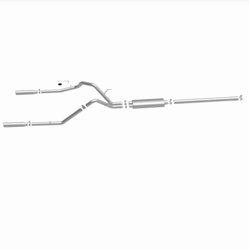 Dodge Ram 1500 Performance Exhaust - Rear - Magnaflow - Cat-Back, Dual Split Rear - Polished - `06-`07