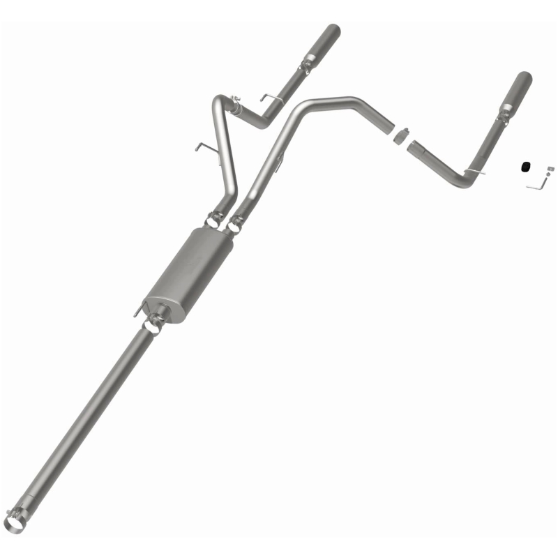 Dodge Ram 1500 Performance Exhaust - Rear - Magnaflow - Cat-Back, Dual Split Rear - Polished - `06-`07