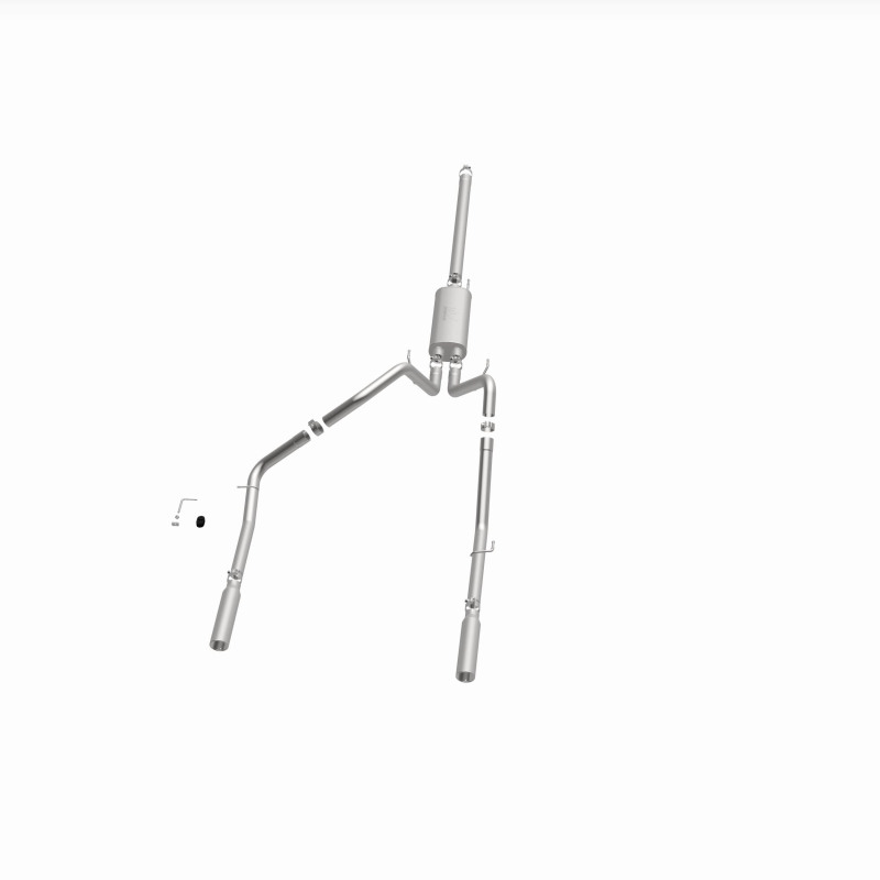 Dodge Ram 1500 Performance Exhaust - Rear - Magnaflow - Cat-Back, Dual Split Rear - Polished - `06-`07