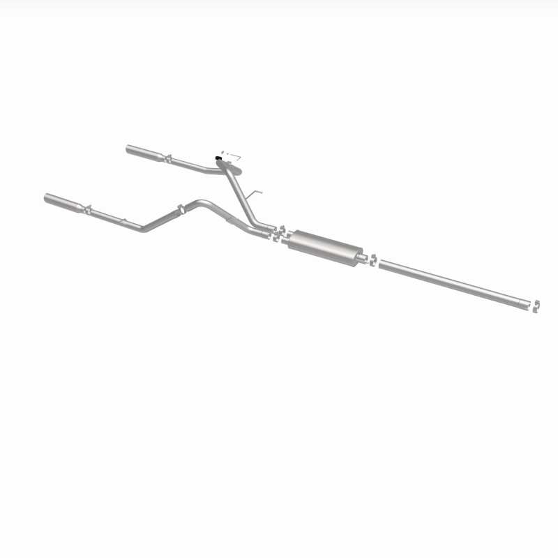 Dodge Ram 1500 Performance Exhaust - Rear - Magnaflow - Cat-Back, Dual Split Rear - Polished - `06-`07