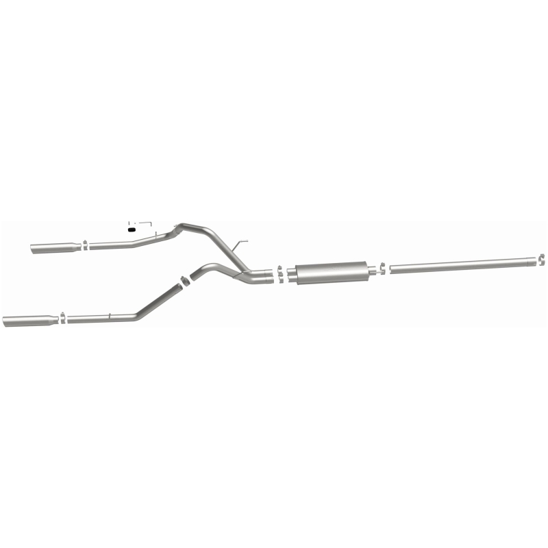 Dodge Ram 1500 Performance Exhaust - Rear - Magnaflow - Cat-Back, Dual Split Rear - Polished - `06-`07