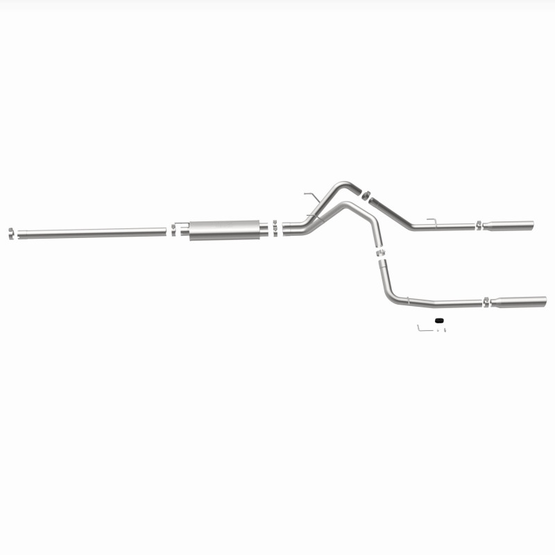 Dodge Ram 1500 Performance Exhaust - Rear - Magnaflow - Cat-Back, Dual Split Rear - Polished - `06-`07