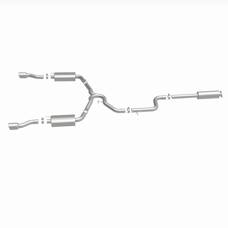 Chevrolet Impala Performance Exhaust - Dual Split Rear - Magnaflow - Street Series Cat-Back - Polished - `06-`09