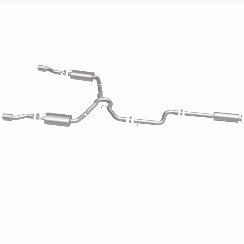 Chevrolet Impala Performance Exhaust - Dual Split Rear - Magnaflow - Street Series Cat-Back - Polished - `06-`09