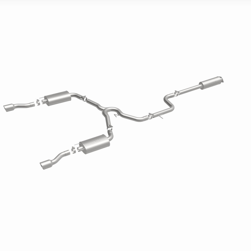 Chevrolet Impala Performance Exhaust - Dual Split Rear - Magnaflow - Street Series Cat-Back - Polished - `06-`09