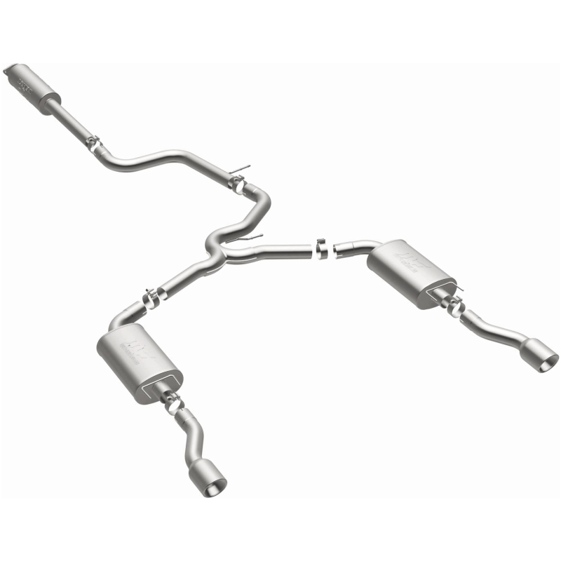 Chevrolet Impala Performance Exhaust - Dual Split Rear - Magnaflow - Street Series Cat-Back - Polished - `06-`09