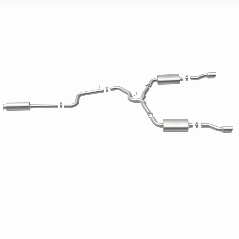 Chevrolet Impala Performance Exhaust - Dual Split Rear - Magnaflow - Street Series Cat-Back - Polished - `06-`09