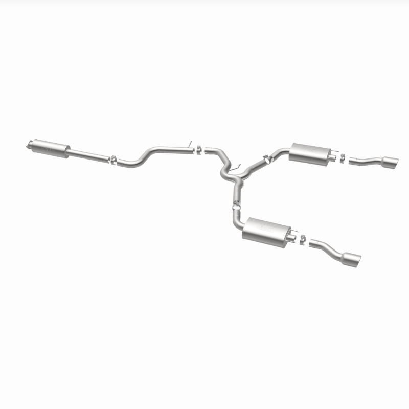 Chevrolet Impala Performance Exhaust - Dual Split Rear - Magnaflow - Street Series Cat-Back - Polished - `06-`09