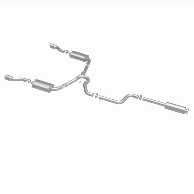 Chevrolet Impala Performance Exhaust - Dual Split Rear - Magnaflow - Street Series Cat-Back - Polished - `06-`09