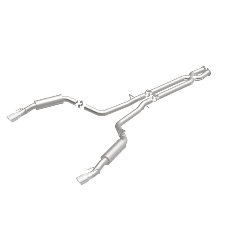 Pontiac GTO Performance Exhaust - Magnaflow - Competition Series Cat-Back, Dual Split Rear Exit - Polished - `05-`06