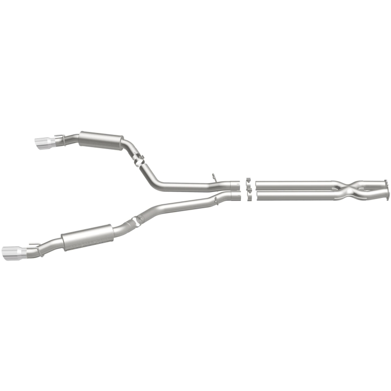 Pontiac GTO Performance Exhaust - Magnaflow - Competition Series Cat-Back, Dual Split Rear Exit - Polished - `05-`06