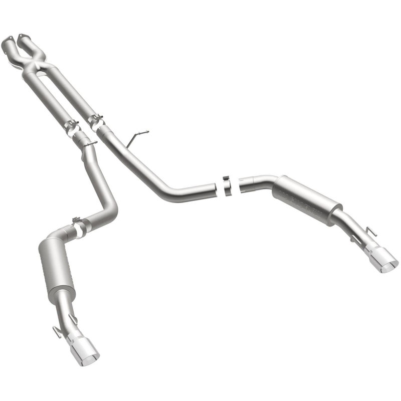 Pontiac GTO Performance Exhaust - Magnaflow - Competition Series Cat-Back, Dual Split Rear Exit - Polished - `05-`06