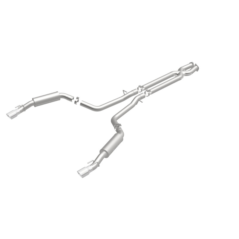 Pontiac GTO Performance Exhaust - Magnaflow - Competition Series Cat-Back, Dual Split Rear Exit - Polished - `05-`06