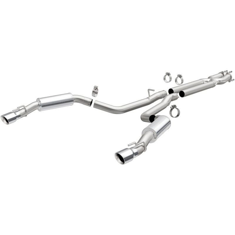Pontiac GTO Performance Exhaust - Magnaflow - Competition Series Cat-Back, Dual Split Rear Exit - Polished - `05-`06