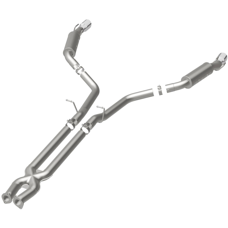 Pontiac GTO Performance Exhaust - Magnaflow - Competition Series Cat-Back, Dual Split Rear Exit - Polished - `05-`06