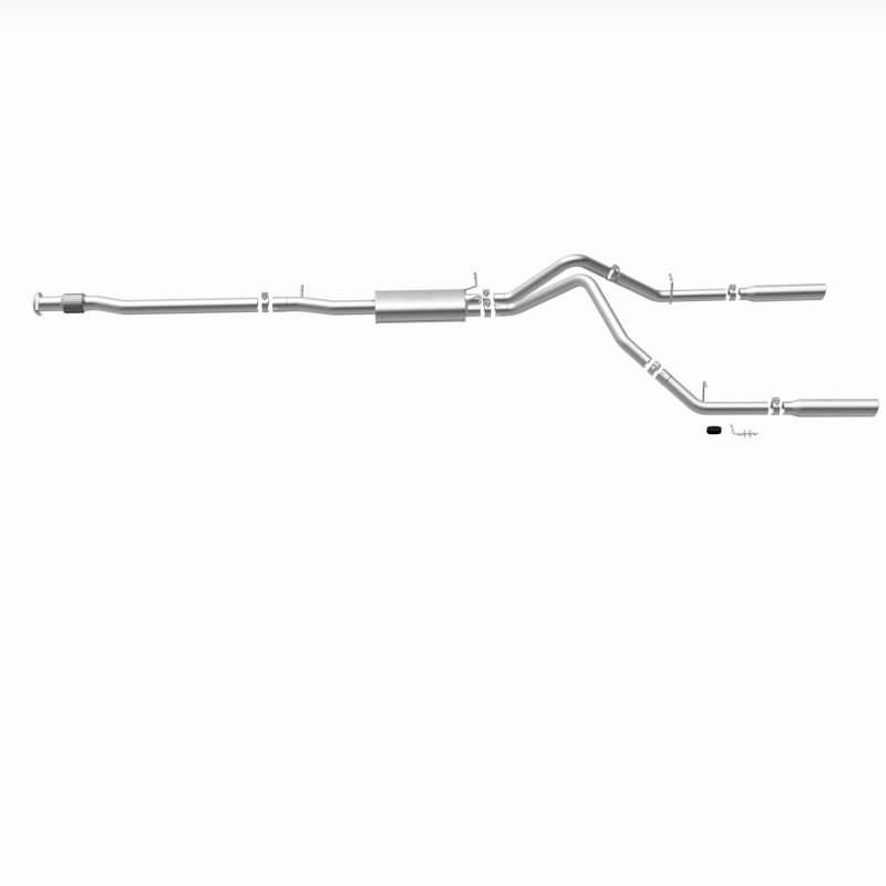 Chevrolet Silverado Performance Exhaust - Rear - Magnaflow - Cat Back, Street Series, Dual Split Rear Exit - 2007