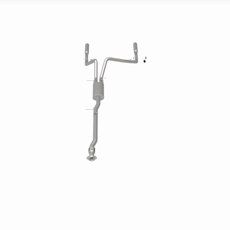 Chevrolet Silverado Performance Exhaust - Rear - Magnaflow - Cat Back, Street Series, Dual Split Rear Exit - 2007