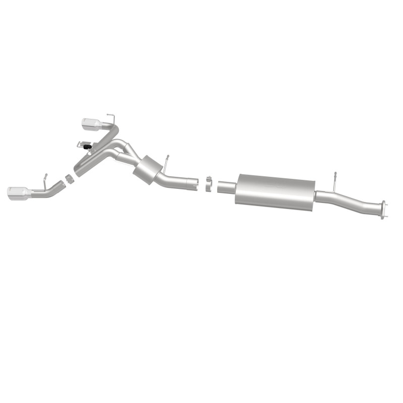 Hummer H2 Performance Exhaust - Rear - Magnaflow - Cat Back Dual Split Rear Exit - Polished - 2007