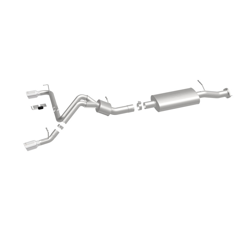 Hummer H2 Performance Exhaust - Rear - Magnaflow - Cat Back Dual Split Rear Exit - Polished - 2007