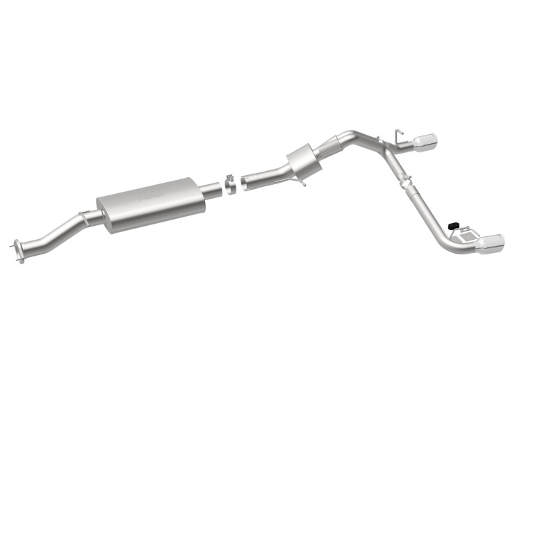 Hummer H2 Performance Exhaust - Rear - Magnaflow - Cat Back Dual Split Rear Exit - Polished - 2007