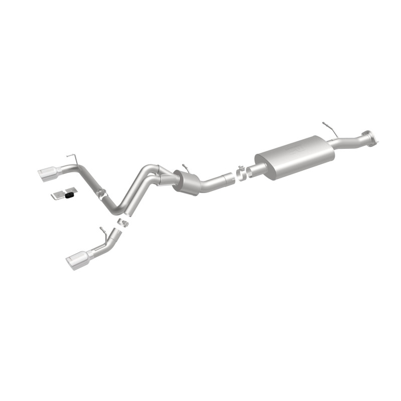 Hummer H2 Performance Exhaust - Rear - Magnaflow - Cat Back Dual Split Rear Exit - Polished - 2007