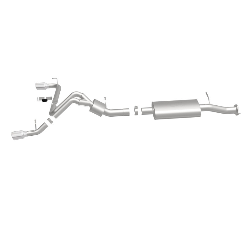Hummer H2 Performance Exhaust - Rear - Magnaflow - Cat Back Dual Split Rear Exit - Polished - 2007