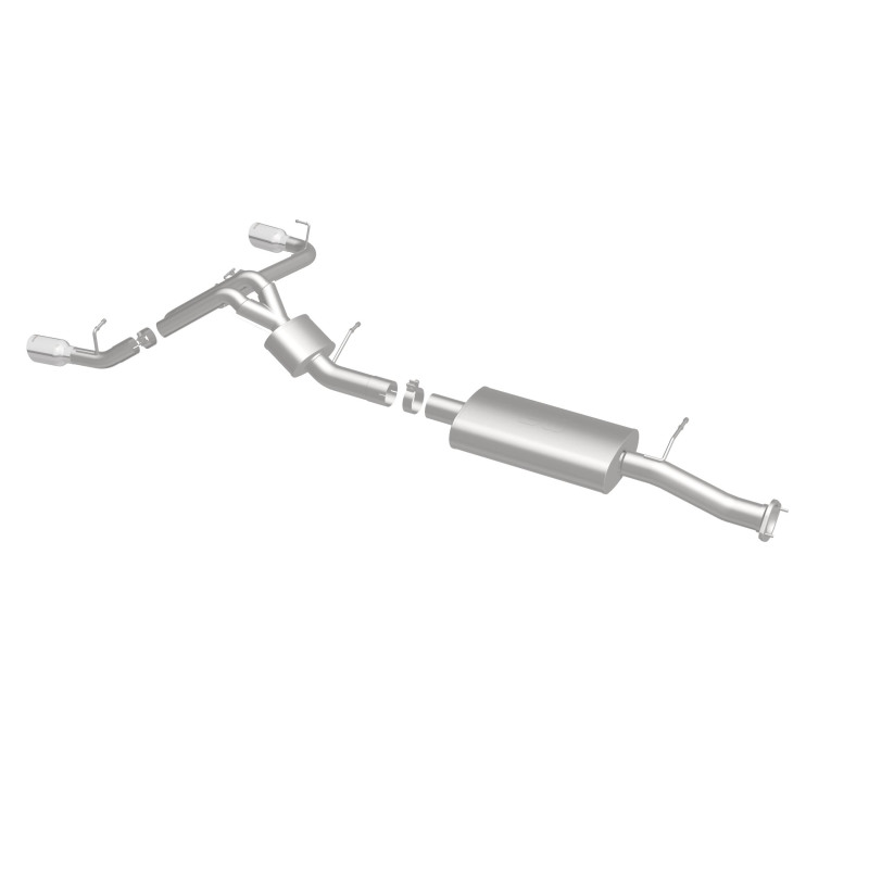Hummer H2 Performance Exhaust - Rear - Magnaflow - Cat Back Dual Split Rear Exit - Polished - 2007