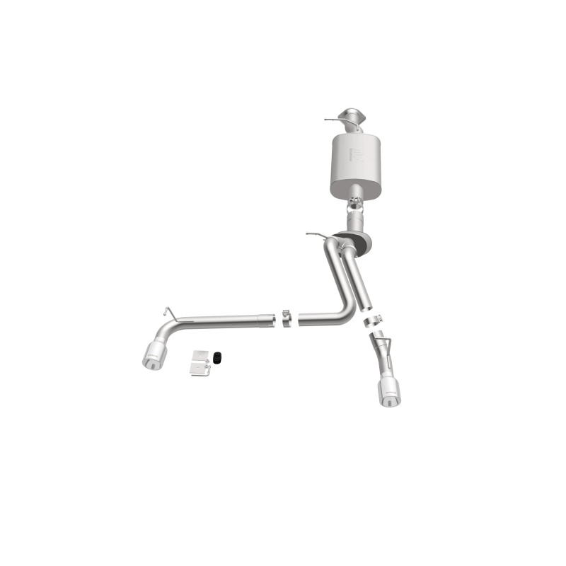 Hummer H2 Performance Exhaust - Rear - Magnaflow - Cat Back Dual Split Rear Exit - Polished - 2007