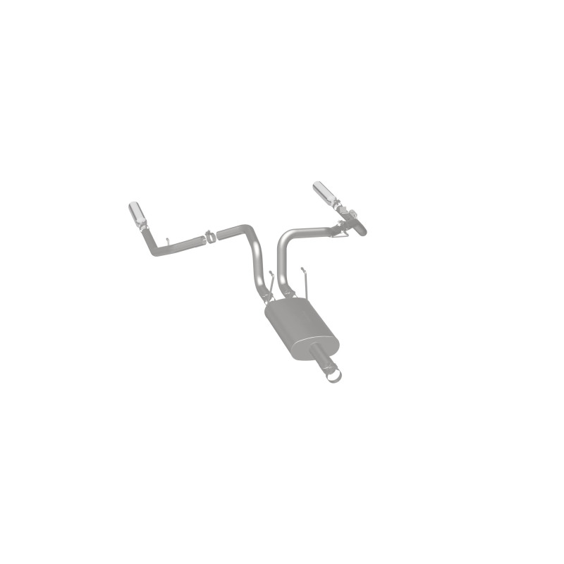 Dodge Ram Pickup Performance Exhaust - Dual Split Rear - Magnaflow - Street Series Cat-Back - 2009