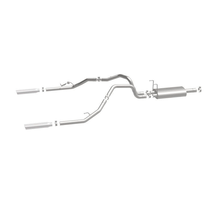 Dodge Ram Pickup Performance Exhaust - Dual Split Rear - Magnaflow - Street Series Cat-Back - 2009