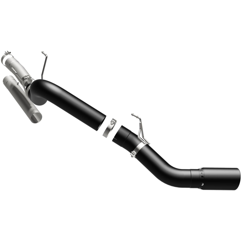 Dodge 2500 Performance Exhaust - Single Exit - Magnaflow - DPF Back - Black - `07-`10