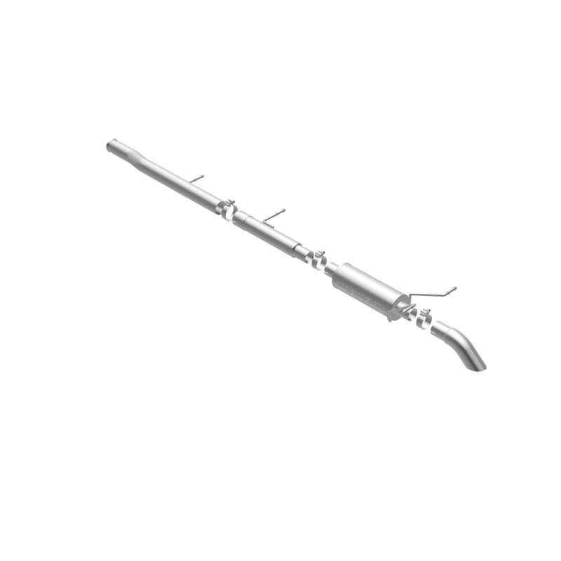 GMC Sierra Performance Exhaust - Rear - Magnaflow - Off Road Pro Cat-Back, Single Wall Turndown Cut Edge Tips - Satin - `09-`10