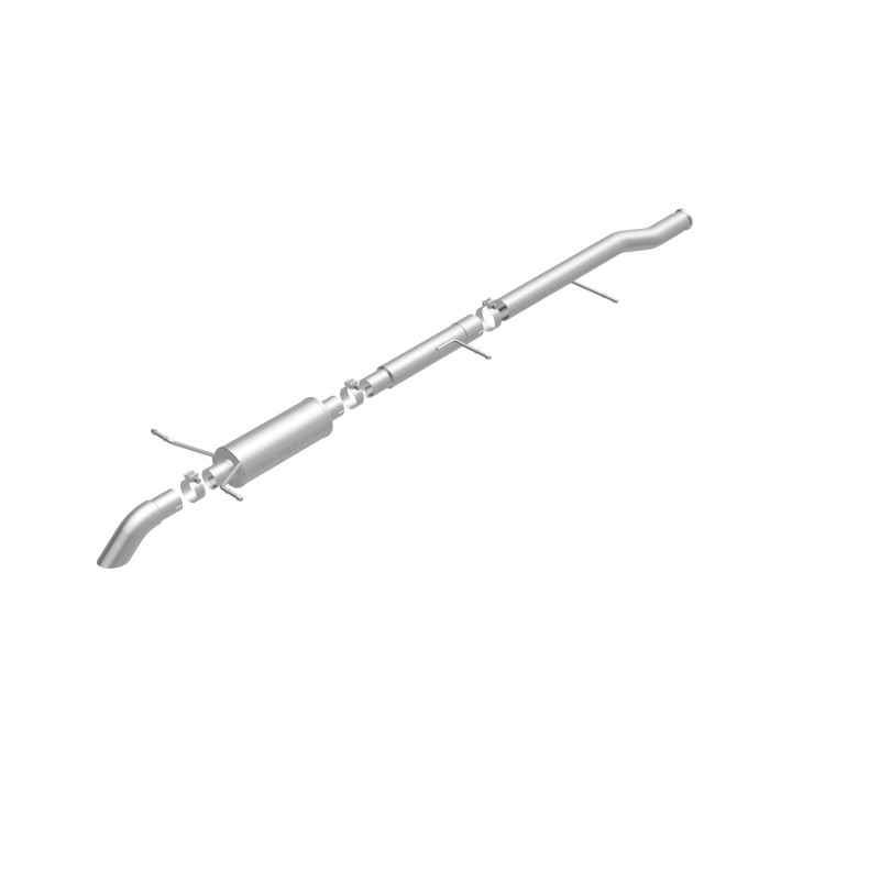 GMC Sierra Performance Exhaust - Rear - Magnaflow - Off Road Pro Cat-Back, Single Wall Turndown Cut Edge Tips - Satin - `09-`10