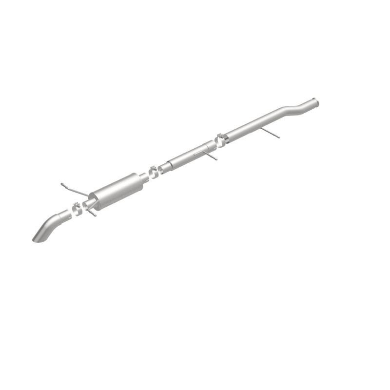 GMC Sierra Performance Exhaust - Rear - Magnaflow - Off Road Pro Cat-Back, Single Wall Turndown Cut Edge Tips - Satin - `09-`10