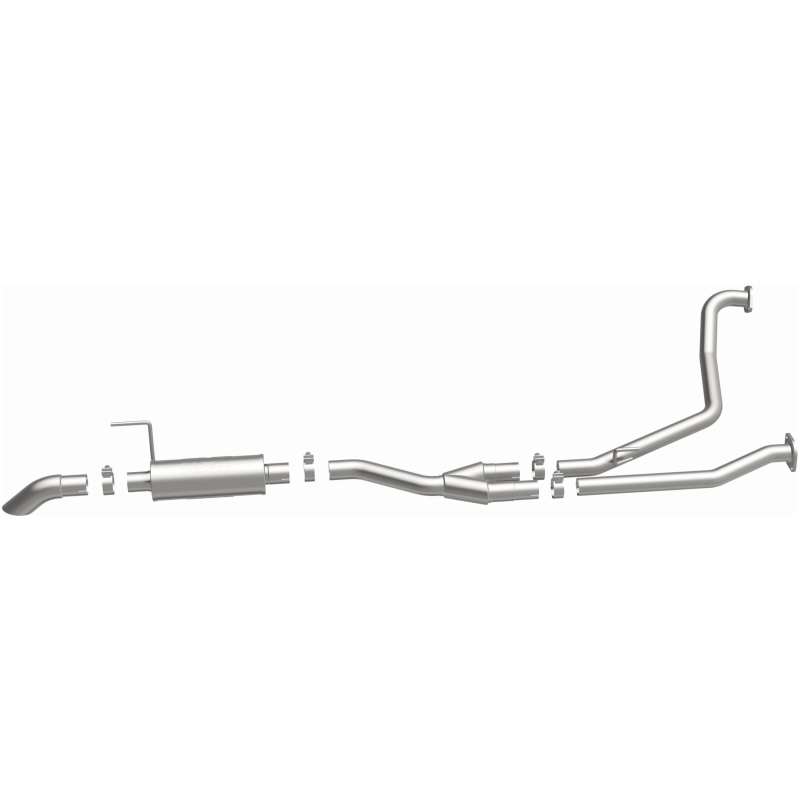 Nissan Titan Performance Exhaust - Rear - Magnaflow - Off-Road Pro Series Cat-Back - Satin - `07-`15