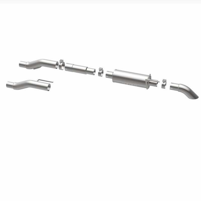 Ford F-150 Performance Exhaust - Magnaflow - Off-Road Pro Cat-Back with 3in SS Turn Down Tip - Satin - `11-`14