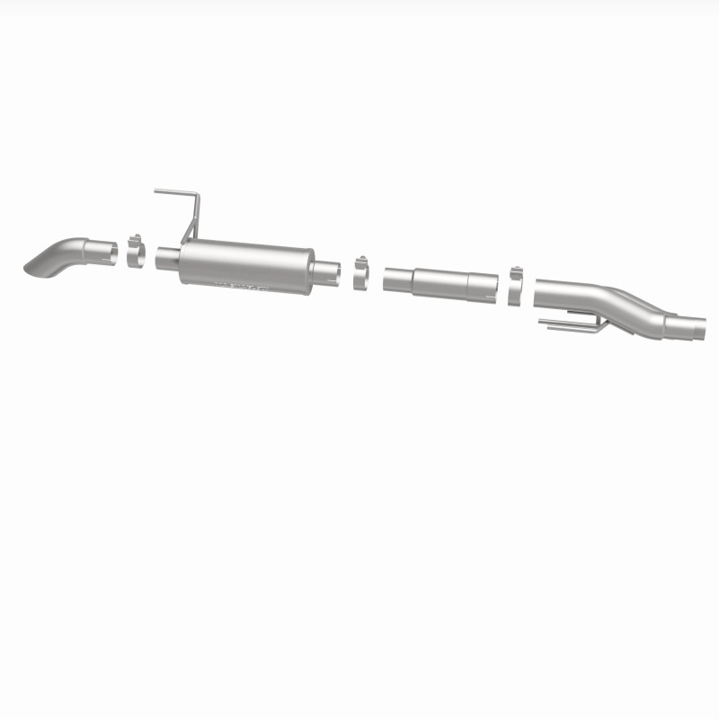 Ford F-150 Performance Exhaust - Magnaflow - Off-Road Pro Cat-Back with 3in SS Turn Down Tip - Satin - `11-`14