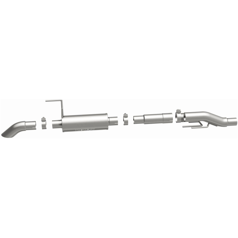 Ford F-150 Performance Exhaust - Magnaflow - Off-Road Pro Cat-Back with 3in SS Turn Down Tip - Satin - `11-`14