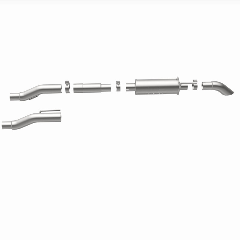 Ford F-150 Performance Exhaust - Magnaflow - Off-Road Pro Cat-Back with 3in SS Turn Down Tip - Satin - `11-`14