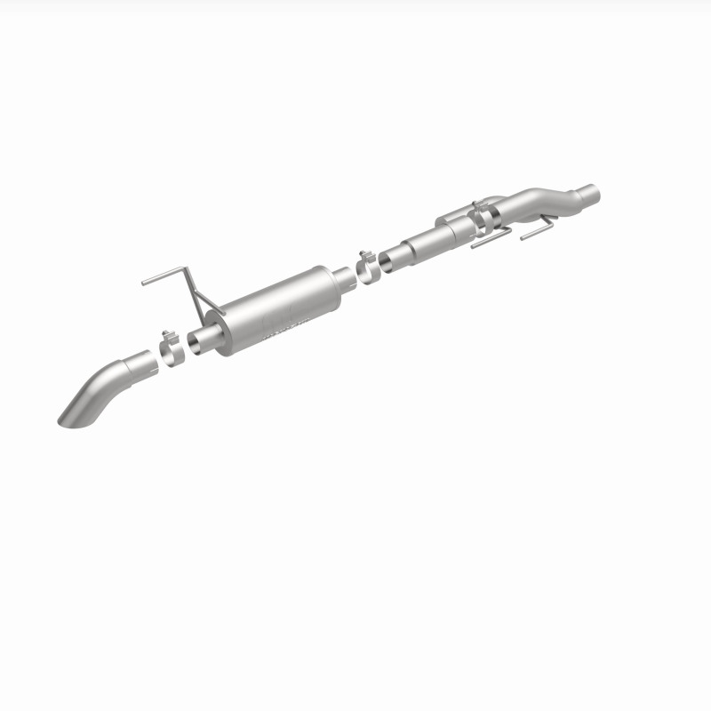 Ford F-150 Performance Exhaust - Magnaflow - Off-Road Pro Cat-Back with 3in SS Turn Down Tip - Satin - `11-`14