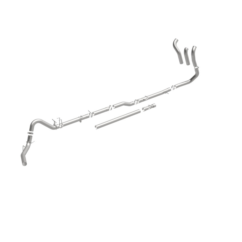 Ford F-350 Super Duty Performance Exhaust - Single Passenger Side Rear Exit - Magnaflow - Turbo Back - `99-`03