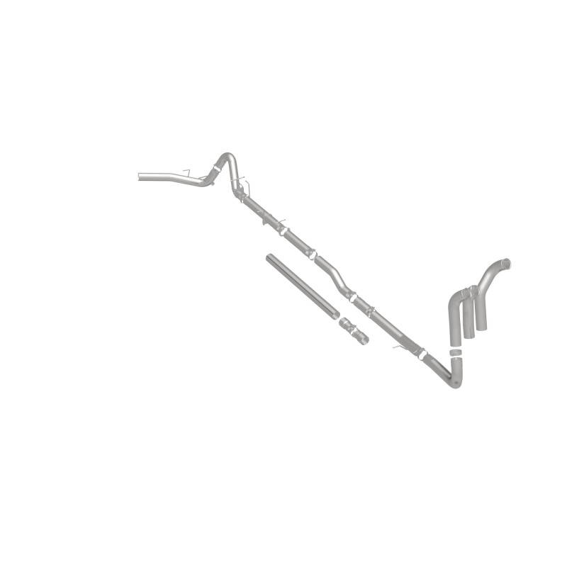 Ford F-350 Super Duty Performance Exhaust - Single Passenger Side Rear Exit - Magnaflow - Turbo Back - `99-`03