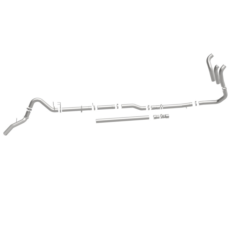Ford F-350 Super Duty Performance Exhaust - Single Passenger Side Rear Exit - Magnaflow - Turbo Back - `99-`03