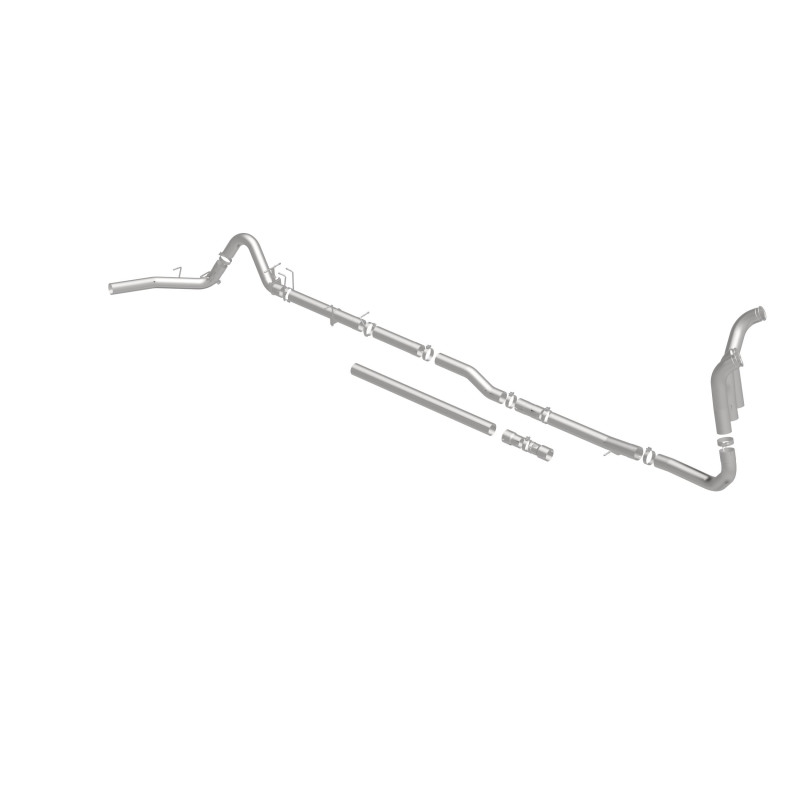 Ford F-350 Super Duty Performance Exhaust - Single Passenger Side Rear Exit - Magnaflow - Turbo Back - `99-`03