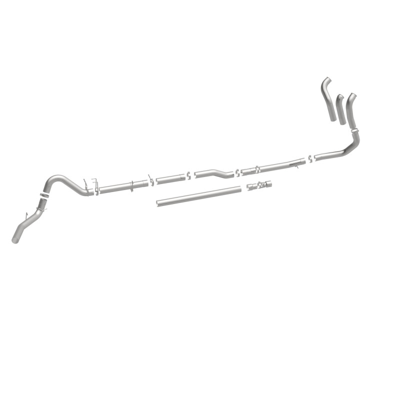 Ford F-350 Super Duty Performance Exhaust - Single Passenger Side Rear Exit - Magnaflow - Turbo Back - `99-`03