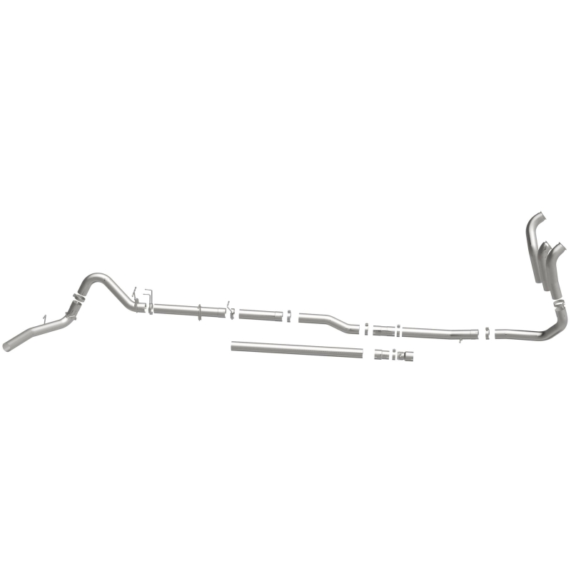 Ford F-350 Super Duty Performance Exhaust - Single Passenger Side Rear Exit - Magnaflow - Turbo Back - `99-`03